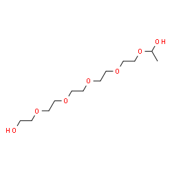 ChemSpider 2D Image | (16R)-3,6,9,12,15-Pentaoxaheptadecane-1,16-diol | C12H26O7