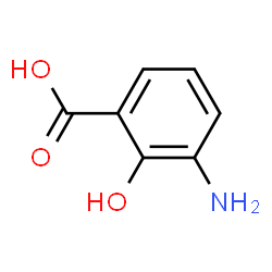 ChemSpider 2D Image | 3-Aminosalicylic acid | C7H7NO3