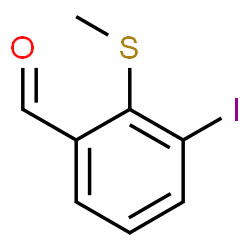ChemSpider 2D Image | 3-Iodo-2-(methylsulfanyl)benzaldehyde | C8H7IOS