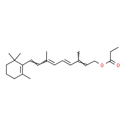 ChemSpider 2D Image | O~15~-Propionylretinol | C23H34O2