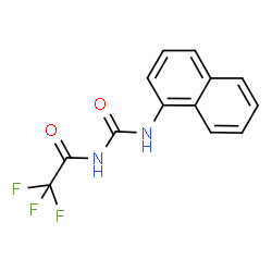ChemSpider 2D Image | 2,2,2-Trifluoro-N-(1-naphthylcarbamoyl)acetamide | C13H9F3N2O2
