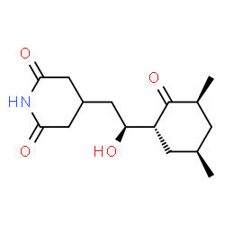 ChemSpider 2D Image | 4-{(2S)-2-[(1R,3S,5R)-3,5-Dimethyl-2-oxocyclohexyl]-2-hydroxyethyl}-2,6-piperidinedione | C15H23NO4