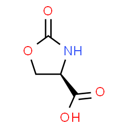 ChemSpider 2D Image | (R)-2-Oxooxazolidine-4-carboxylic acid | C4H5NO4
