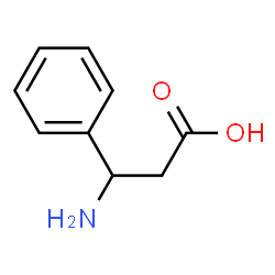 ChemSpider 2D Image | 3-phenyl-DL-β-alanine | C9H11NO2