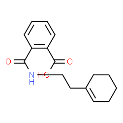 ChemSpider 2D Image | 2-{[2-(1-Cyclohexen-1-yl)ethyl]carbamoyl}benzoic acid | C16H19NO3