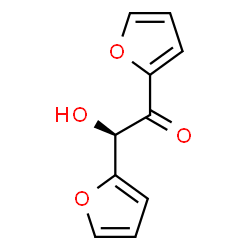 ChemSpider 2D Image | (2R)-1,2-Di(2-furyl)-2-hydroxyethanone | C10H8O4