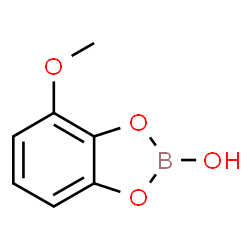 ChemSpider 2D Image | 4-Methoxy-1,3,2-benzodioxaborol-2-ol | C7H7BO4
