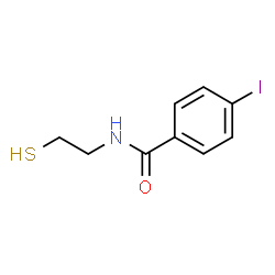 ChemSpider 2D Image | 4-Iodo-N-(2-sulfanylethyl)benzamide | C9H10INOS