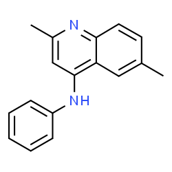 ChemSpider 2D Image | 2,6-Dimethyl-N-phenyl-4-quinolinamine | C17H16N2