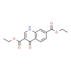 ChemSpider 2D Image | Diethyl 4-hydroxyquinoline-3,7-dicarboxylate | C15H15NO5