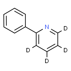 ChemSpider 2D Image | 2-Phenyl(~2~H_4_)pyridine | C11H5D4N
