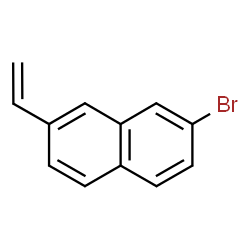 ChemSpider 2D Image | 2-Bromo-7-vinylnaphthalene | C12H9Br