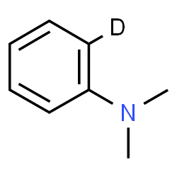 ChemSpider 2D Image | N,N-Dimethyl(2-~2~H)aniline | C8H10DN