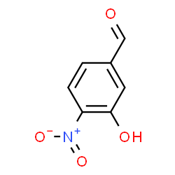 ChemSpider 2D Image | 3-Hydroxy-4-nitrobenzaldehyde | C7H5NO4
