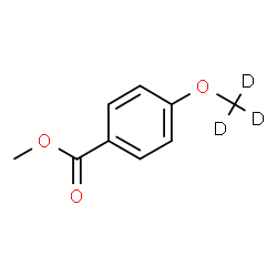 ChemSpider 2D Image | Methyl 4-[(~2~H_3_)methyloxy]benzoate | C9H7D3O3