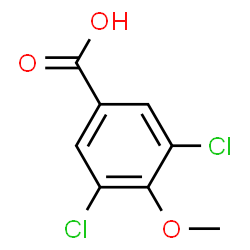 ChemSpider 2D Image | 3,5-DICHLORO-4-METHOXYBENZOIC ACID | C8H6Cl2O3