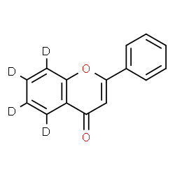 ChemSpider 2D Image | 2-Phenyl(5,6,7,8-~2~H_4_)-4H-chromen-4-one | C15H6D4O2