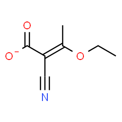 ChemSpider 2D Image | (2E)-2-Cyano-3-ethoxy-2-butenoate | C7H8NO3