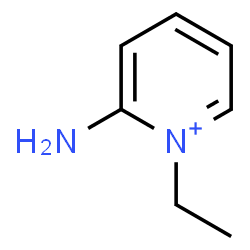 ChemSpider 2D Image | 2-Amino-1-ethylpyridinium | C7H11N2