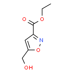 ChemSpider 2D Image | ethyl 5-(hydroxymethyl)isoxazole-3-carboxylate | C7H9NO4