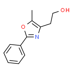 ChemSpider 2D Image | 2-(5-Methyl-2-phenyl-4-oxazolyl)ethanol | C12H13NO2