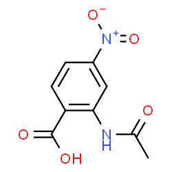 ChemSpider 2D Image | 2-Acetamido-4-nitrobenzoic acid | C9H8N2O5