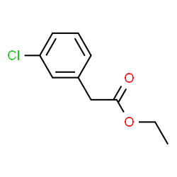 ChemSpider 2D Image | Ethyl (3-chlorophenyl)acetate | C10H11ClO2