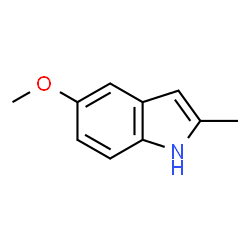 ChemSpider 2D Image | 2-methyl-5-methoxyindole | C10H11NO