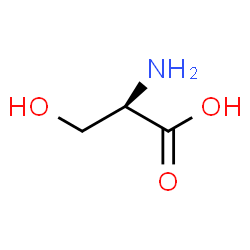 ChemSpider 2D Image | D-(-)-serine | C3H7NO3