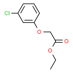 ChemSpider 2D Image | Ethyl (3-chlorophenoxy)acetate | C10H11ClO3