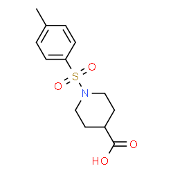 ChemSpider 2D Image | 1-(4-methylbenzenesulfonyl)piperidine-4-carboxylic acid | C13H17NO4S