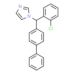 ChemSpider 2D Image | lombazole | C22H17ClN2