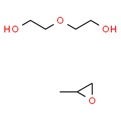ChemSpider 2D Image | 2,2'-Oxydiethanol - 2-methyloxirane (1:1) | C7H16O4