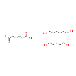 ChemSpider 2D Image | adipic acid;hexane-1,6-diol;2-(2-hydroxyethoxy)ethanol | C16H34O9