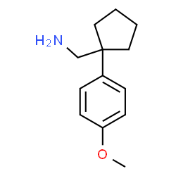ChemSpider 2D Image | 1-(4-Methoxyphenyl)cyclopentanemethanamine | C13H19NO
