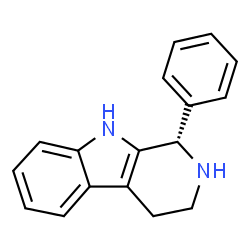 ChemSpider 2D Image | (1S)-1-Phenyl-2,3,4,9-tetrahydro-1H-beta-carboline | C17H16N2