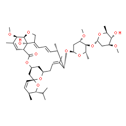 ChemSpider 2D Image | Avermectin A1b | C48H72O14