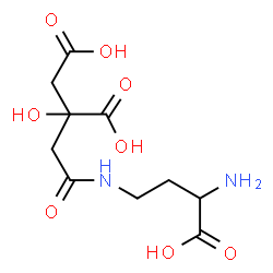 ChemSpider 2D Image | 2-{2-[(3-Amino-3-carboxypropyl)amino]-2-oxoethyl}-2-hydroxysuccinic acid | C10H16N2O8