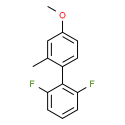 ChemSpider 2D Image | 2',6'-Difluoro-4-methoxy-2-methylbiphenyl | C14H12F2O