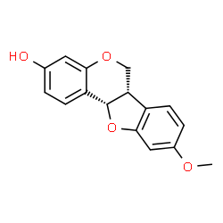 ChemSpider 2D Image | (+)-medicarpin | C16H14O4