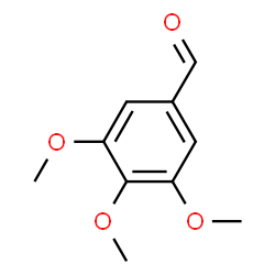 ChemSpider 2D Image | 3,4,5-Trimethoxybenzaldehyde | C10H12O4