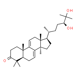 ChemSpider 2D Image | Ganodermanondiol | C30H48O3