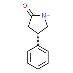 ChemSpider 2D Image | (4S)-4-Phenyl-2-pyrrolidinone | C10H11NO