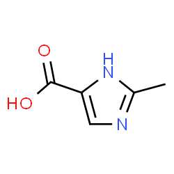 ChemSpider 2D Image | 2-Methyl-1H-imidazole-4-carboxylic acid | C5H6N2O2