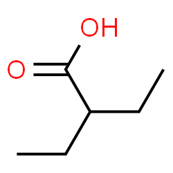 ChemSpider 2D Image | Diethylacetic acid | C6H12O2
