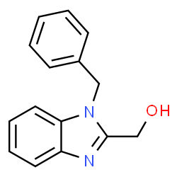 ChemSpider 2D Image | (1-benzyl-1,3-benzodiazol-2-yl)methanol | C15H14N2O