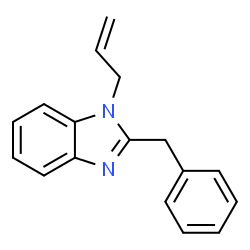 ChemSpider 2D Image | 1-Allyl-2-benzyl-1H-benzimidazole | C17H16N2