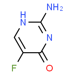 ChemSpider 2D Image | 2-Amino-5-fluoro-4(1H)-pyrimidinone | C4H4FN3O
