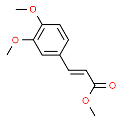 ChemSpider 2D Image | Methyl 3,4-dimethoxycinnamate | C12H14O4