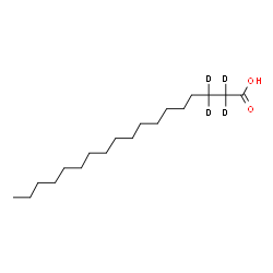 ChemSpider 2D Image | (2,2,3,3-~2~H_4_)Octadecanoic acid | C18H32D4O2